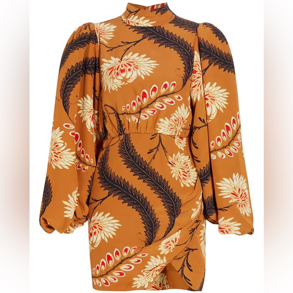 Rhode Luke Floral Print Dress